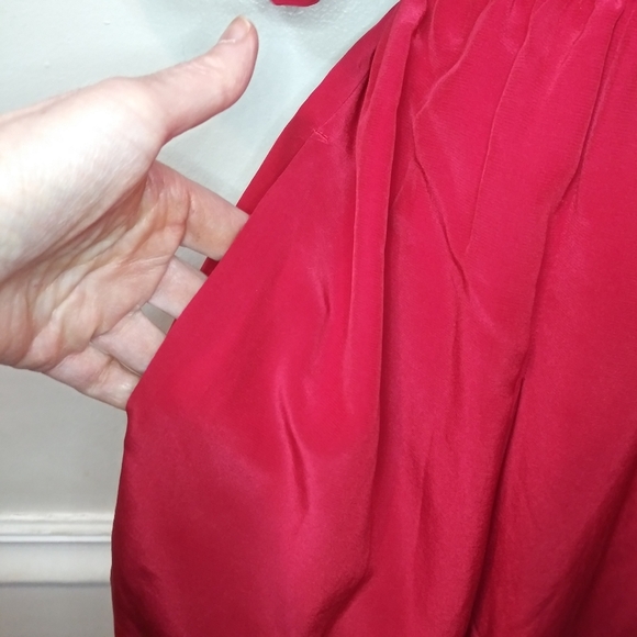 LK Bennett Red Midi Dress New With Tags - Picture 8 of 13